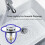 Universal Bathroom Sink Plug Stopper Wash Basin Core Up Bounce Filter 3