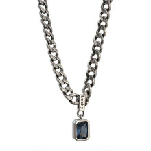 Long Chain Necklace Hip Hop for Women Men on The Neck Fashion