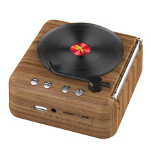 Mini lettore CD con Bluetooth 5.1 e display a LED. Coperchio antipolvere incluso. Unità da tavolo compatta per audiofili e utilizzo in più stanze.