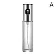(D) 100/200ML Olive Oil Sprayer Dispenser Glass Oil Vinegar Spray Bottle Oil Pot