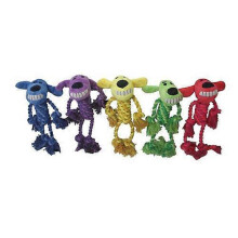 Multipet Loofa Dog Toy w/ Rope Body, Assorted, 1 Each/11 in