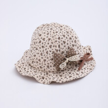(Style F)Childrens Breathable Cotton Sun Hat With Floppy For Toddler Sunshade Protection