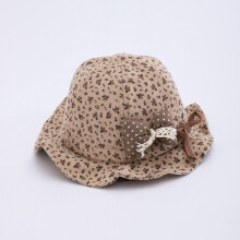 (Style H)Childrens Breathable Cotton Sun Hat With Floppy For Toddler Sunshade Protection