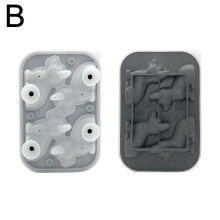 (E) DIY Pet Ice Making Mold, Easy to Release, Ice Maker, Soft and Not Easily Damaged