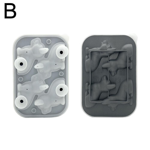 (E) DIY Pet Ice Making Mold, Easy to Release, Ice Maker, Soft and Not Easily Damaged