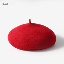 (Color C)Childrens Wool Beret Hat With Casual Style And Soft Material Autumn Use Seasonal