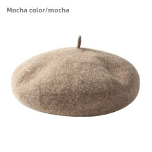 (Color H)Childrens Wool Beret Hat With Casual Style And Soft Material Autumn Use Seasonal