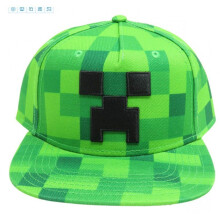 (Style C)Minecraft Street Style Baseball Cap With Wide Brim For Men And Women Summer Wear