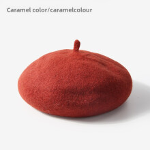 (Color E)Childrens Wool Beret Hat With Casual Style And Soft Material Autumn Use Seasonal