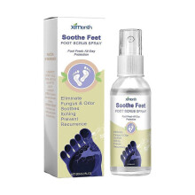 Foot scrub spray removes foot fungus and odor to promote foot health