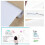 PVC Back Sticky White Board Roll Up Reusable Message x Pens 200cm 45 Board+ 2