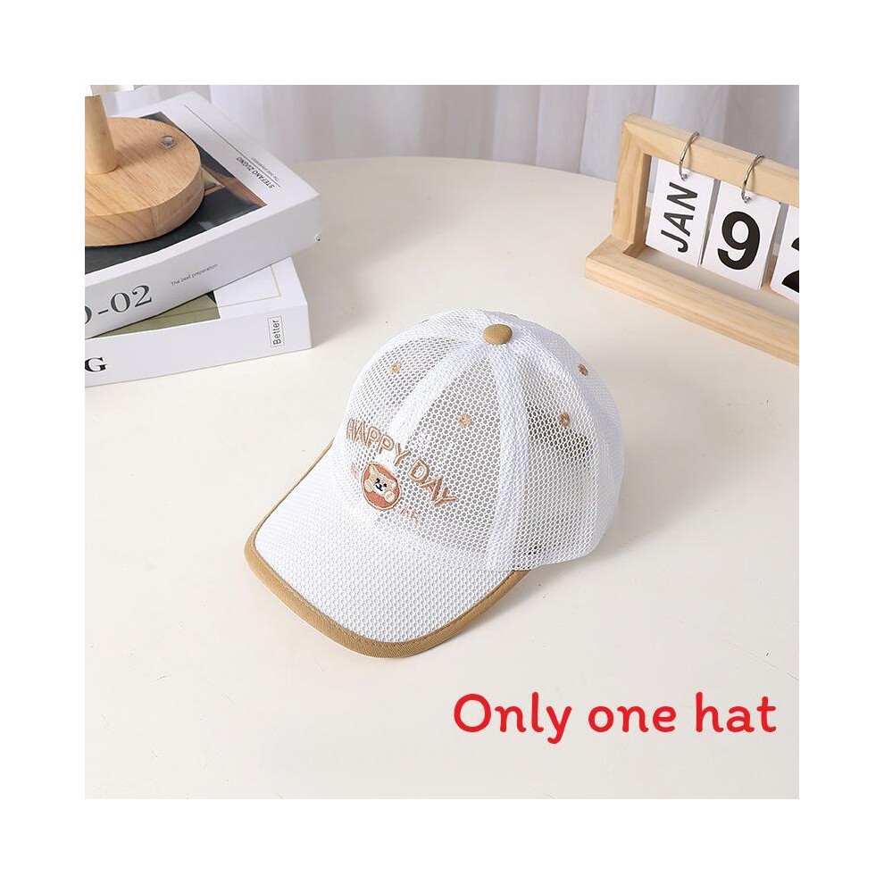 (Style O) Outdoor Sun Toddler Hat With Polyester Mesh Embroidered Bear For Beach And Park-image-OPC-PT5T5HR-NEW