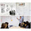 PVC Back Sticky White Board Roll Up Reusable Message x Pens 200cm 45 Board+ 4