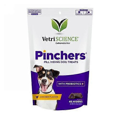 Vetriscience Laboratories Pinchers Pill Hiding Dog Treats Chicken, 45 Count