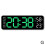 (Pink base style) With Calendar Date Temperature LED Large Display USB Digital Wall Alarm Clock 1