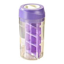 (Purple) Multi-functional Rotating Ice-removing Large-capacity Ice Storage Cup High Quality Classic Effective