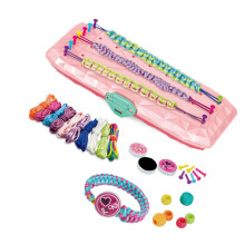 DIY Craft Set with Plastic Beads for Bracelets-pink box