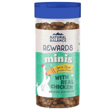 Natural Balance Pet Foods Rewards Minis Soft & Meaty Dog Treats, Chicken, 5.3 Ounces