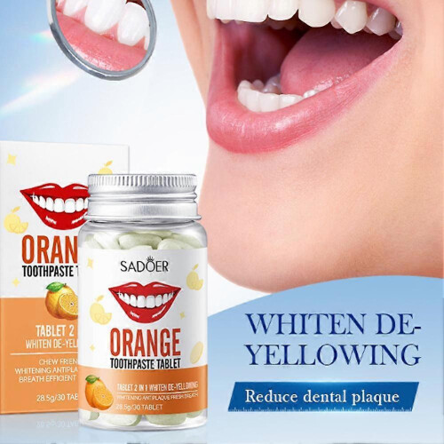 (Warm white 1pc)Whitening and Cleaning Toothpaste Fruit Flavor 2
