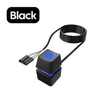 1.8m colourful LED desktop switch for PC power control, ideal for UK home and office setups with style.
