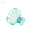 (Light blue) Travel Toothbrush Head Covers Toothbrush Protector Cap Brush Pod Case Clip 1