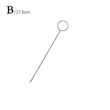 (02 Sunset rose) Loop Turner Tool for Silicone Beads Needle Hook with Latch Tongue Crochet Too