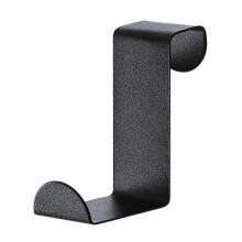 2-Pack Black Non-Slip S-Shaped Hanging Hooks - No-Drill Storage for UK Kitchen Cabinets and Wardrobes