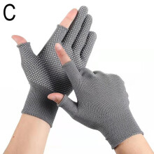 (Style5) Fishing Gloves Anti-Slip Sunscreen Angling Gloves With Anti Slip Grips