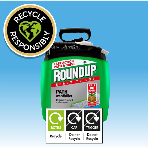 Roundup Path & Drive Weed Control 5L | Pump N Go Ready Spray 2