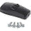 CE-certified black push button double control switch for UK table and floor lamps, sold singly. 3