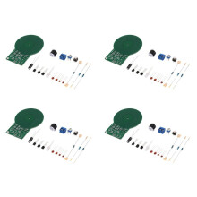 4X Icstation Less Than 60mm Simple Metal Detector,for Assemble Kit DIY Electronic Soldering Practice,for   3-5V