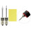 2X Soldering Tips USB Soldering Iron  Replacement Soldering Iron Tips Welding  for E10 Interface(Tip B+Tip K) 7