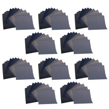 Grit 1500 2000 2500 3000 5000 7000 High Precision Polishing Sanding Wet/Dry Abrasive Sandpaper Sheets - Germany, 120 Pcs