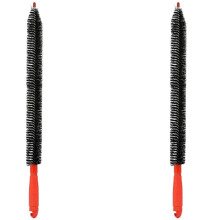 2Stück 26-Zoll Lange Flexible Trockner Entlüftungsreiniger und Kühlschrank Kondensator Spule Bürste Auger Flusenentferner