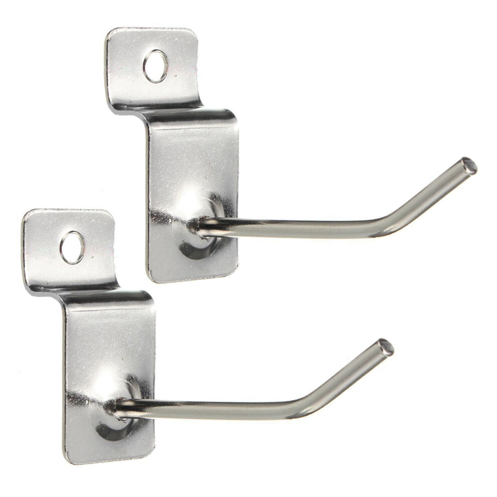 50 X Slatwall Single Hook Pin Shop Display Fitting Prong Hanger 50Mm 4712279309345
