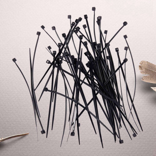 Attaches de Câble Qualité Industrielle Attaches de Câble: 100X2.5mm Couleur: Noir Quantité: 200 Pièces 1