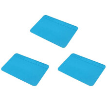 3X Insulation Silicone Soldering Repair Mat Heat Resistant Work Pad for Mobile Phone PCB BGA Soldering Iron Repair Pad