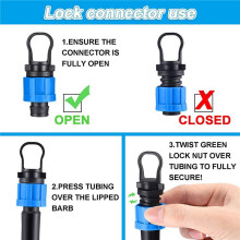 24 Stücke Tropf Bewässerungs Schlauch End Kappen Stopfen 1/2 Zoll Universal End Kappen Anschluss, Kompatibel mit 16-17mm Tropf Band Schlauch