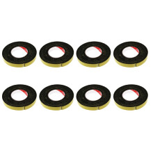 8Stück 5 M Schwarzes Einseitiges Selbstklebendes Schaumband Geschlossenes Zelle 20mm Breites x 3mm Starkes
