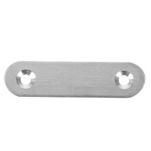 60mm x 16mm Straight Repair Joining Mending Flat Plate Bracket 20Pcs