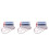 3X 60G/H Ozone Generator Air Cleaner Ozonizer Purifier Treatment Formaldehyde Remove Odor Ozone Machine 220V 1