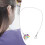 Sound Aid Lanyard - Cloud Shape, Nylon, Monaural 2
