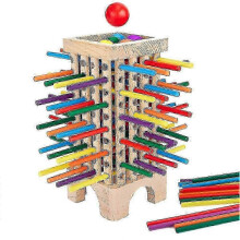 42 Colourful Sticks Dice Game - Fun Math Educational Toy for Kids to Learn Counting and Skills