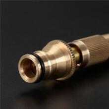 3X High Pressure Hose Nozzle Heavy Duty , Brass Water Hose Nozzles for Garden Hoses, Adjustable Function