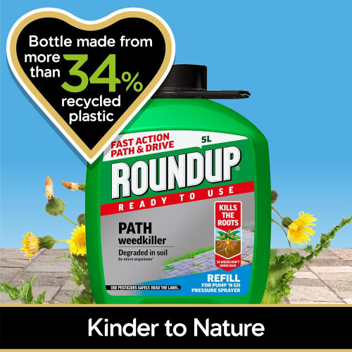 Roundup Path & Drive Weed Control 5L Refill | Ready to Use 1