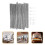 Stainless Steel Canopy Net Frame Set with Brackets for 1.5m Bed, Elegant Bedding Enhancement 3