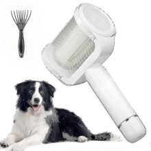 Eco-Friendly Electric Dog Brush for Long-Haired Breeds to Reduce Shedding Effortlessly