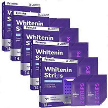 (70Pcs(5BOXES))Feimuko Purple Shiny Care Teeth Strips, Suitable For Daily Portable Home Use, Easy-To-Use Brightening Strips For Oral Care