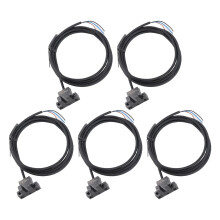 Set of 5 Photoelectric Switch Sensors with U-Shaped Slot for Precise Detection`