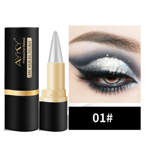 (A)Eye Enhancing Black Eyeliner Stick Solid Thick Eyeliner Gel Makeup Smooth 1